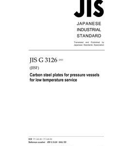 JIS G 3126
