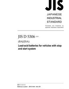 JIS D 5306