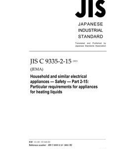 JIS C 9335-2-15